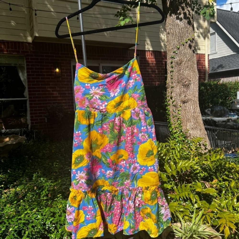 NWT Lush Print Tiered Dress